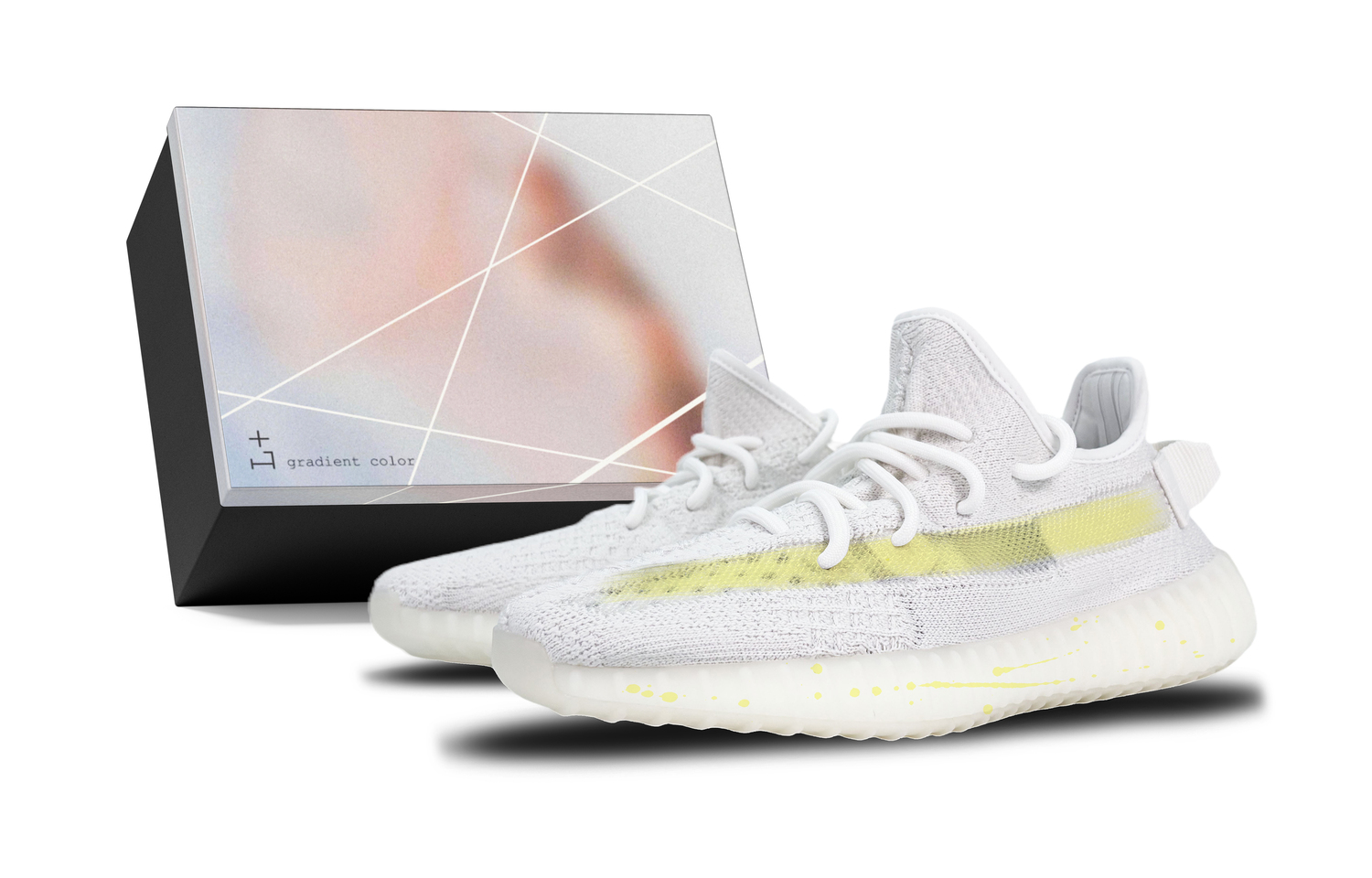 

Adidas Originals Yeezy Boost 350 V2 Low Top повседневные кроссовки унисекс белый - белый (с коробкой), цвет White (Box)