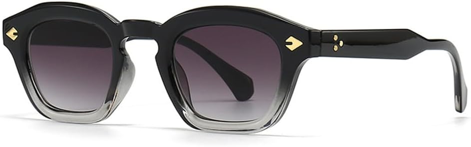 

Ретро маленькие круглые солнцезащитные очки для женщин с заклепками, панк-стиль, градиентные очки, защита от УФ-излучения UV400, светло-зеленые солнцезащитные очки для мужчин VFDHN, 6