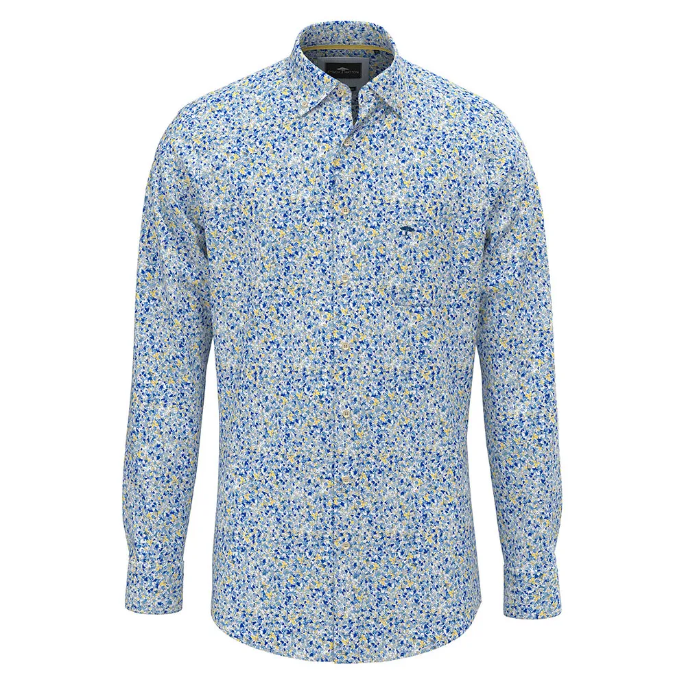 

Рубашка Fynch Hatton Flower Print Mix, синий