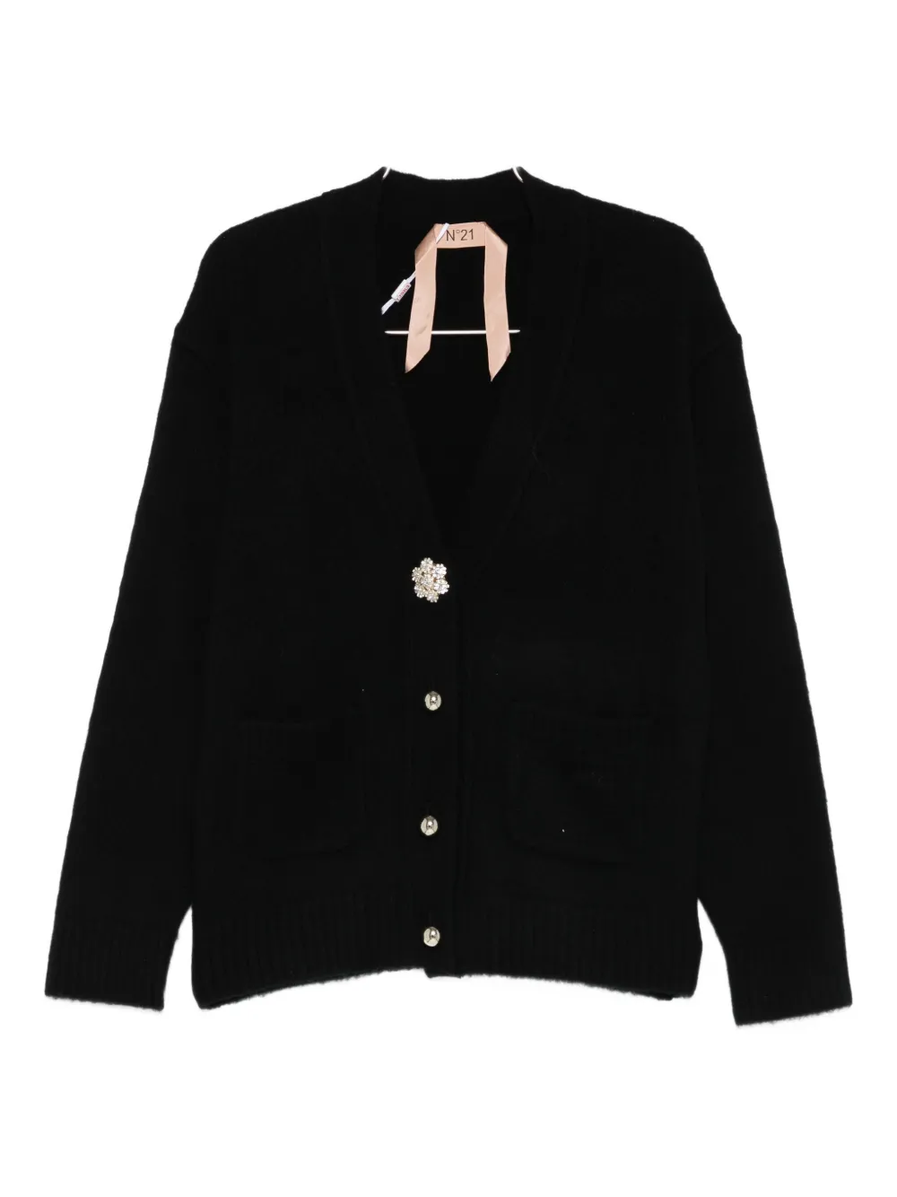 

Кардиган с V-образным вырезом Nº20, черный