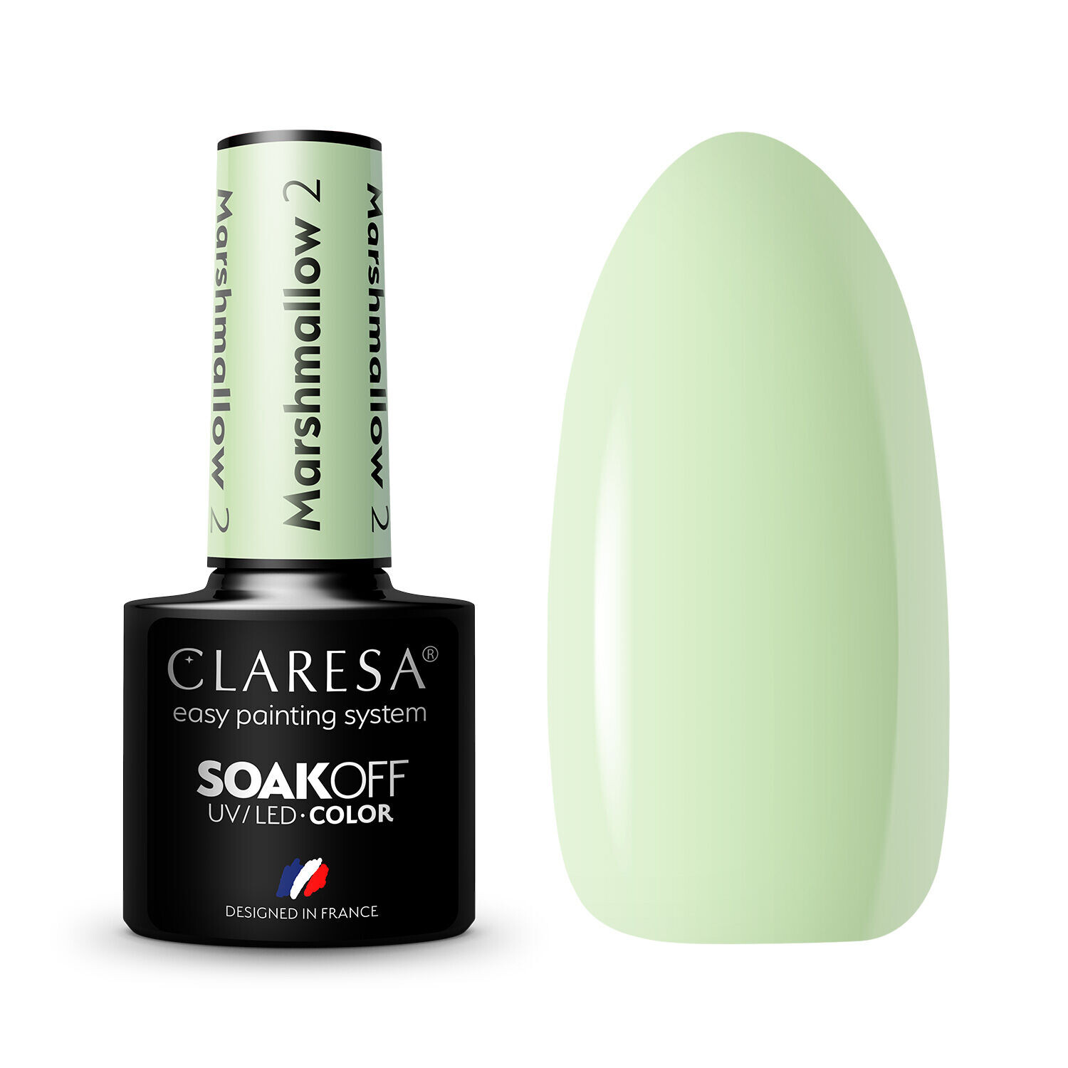 

Гибридный лак для ногтей 2 Claresa Marshmallow, 5 гр