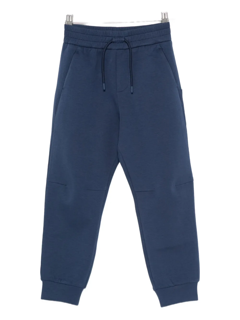 

Спортивные брюки с эластичным поясом и логотипом Emporio Armani Kids, синий