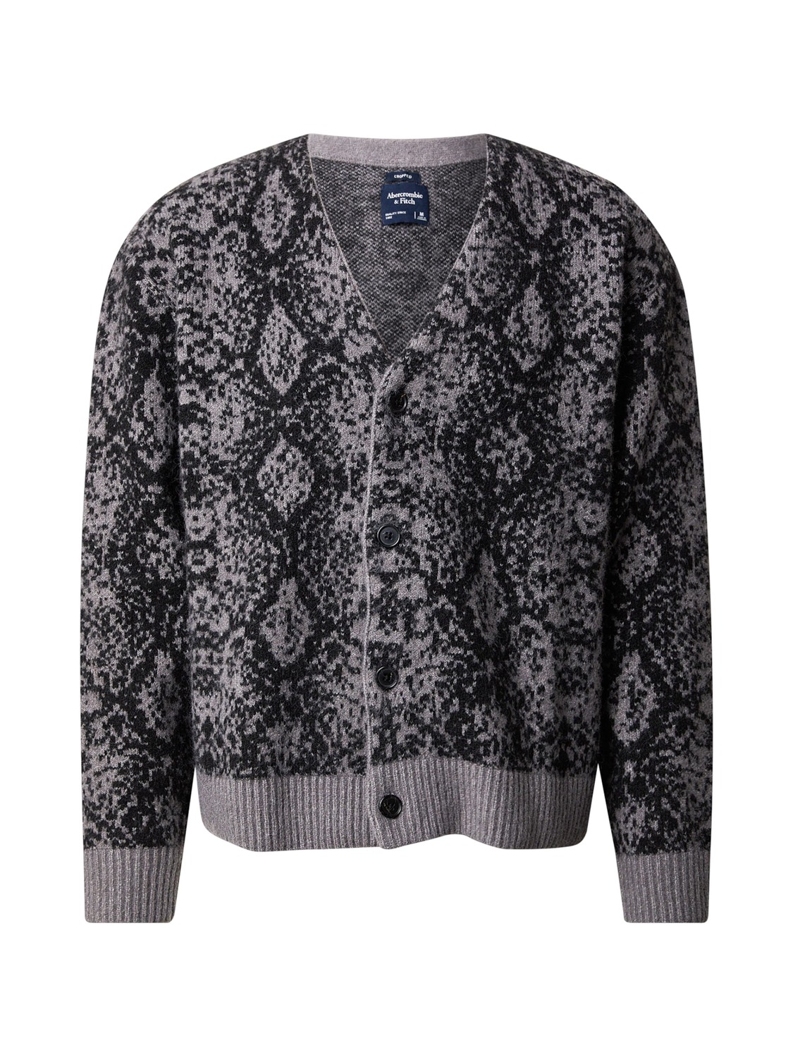

Abercrombie & Fitch Вязаный кардиган в крапчатом сером