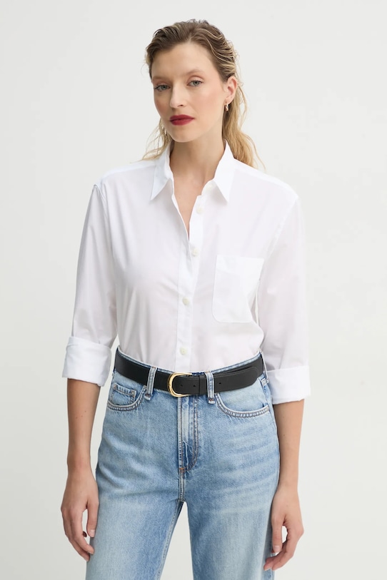 

Хлопковая рубашка Rag & Bone, белый