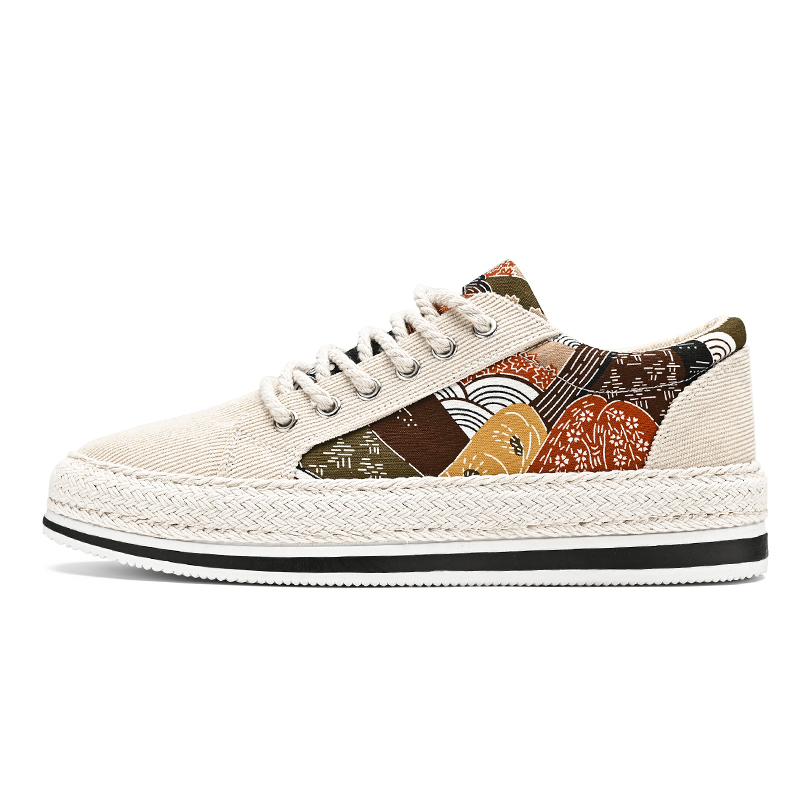 

Captain illy Мужские низкие кеды бежевые, цвет Beige