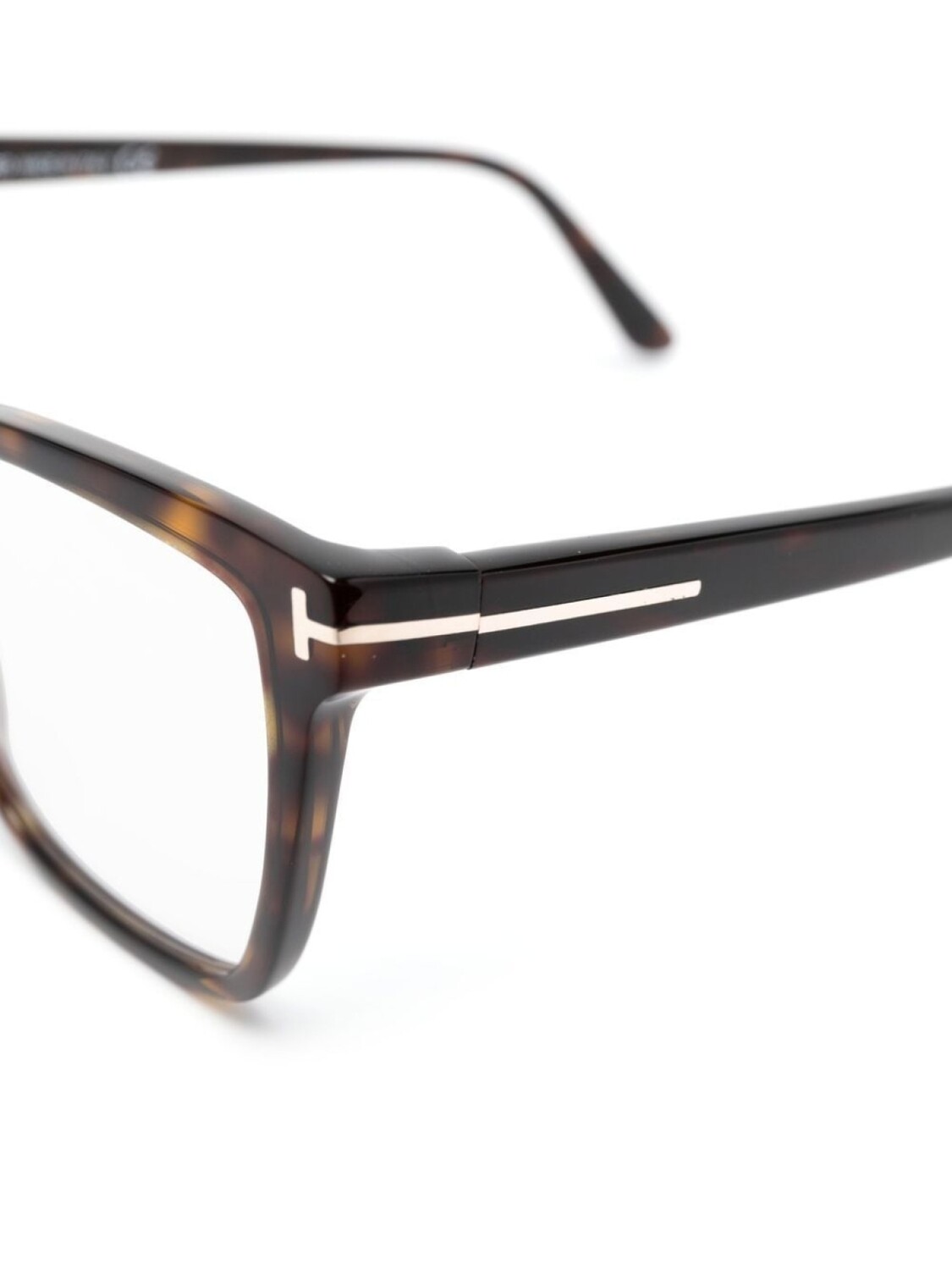 

TOM FORD Eyewear массивные очки черепаховой расцветки, коричневый
