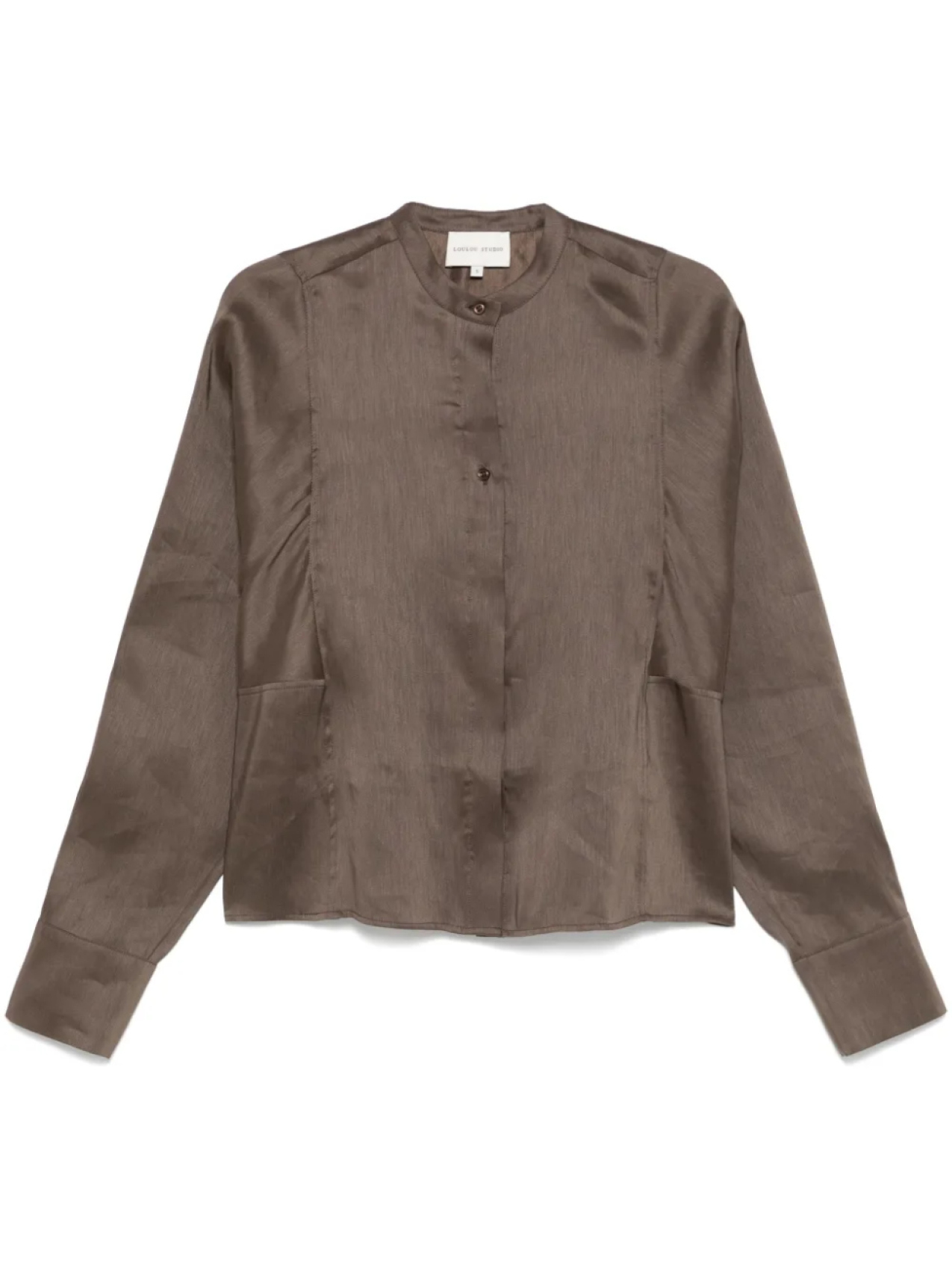 

Рубашка Loulou Studio Siara, коричневый