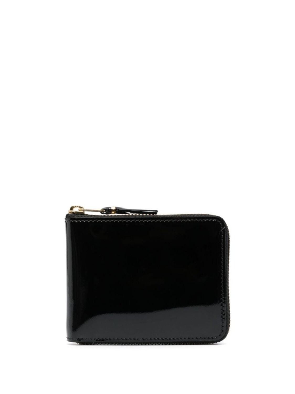 

Лакированный кошелек с принтом Comme Des Garçons Wallet, черный