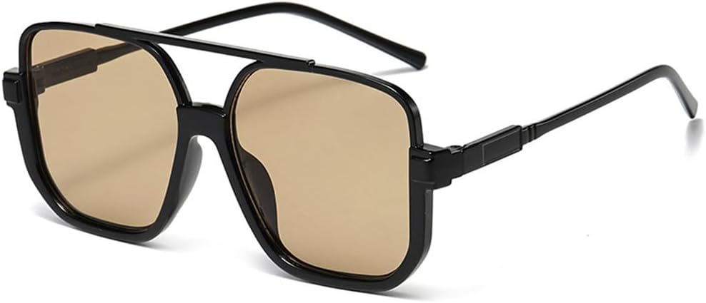 

Ретро большие солнцезащитные очки в полуободковой оправе для женщин, черные круглые, стильные мужские солнцезащитные очки, цельные солнцезащитные очки для женщин LOVQZAOF, 2