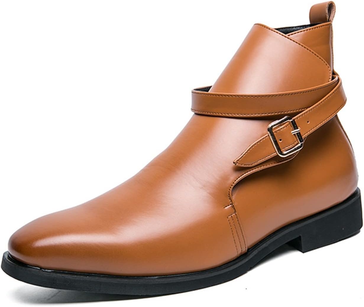 

Мужские ботинки, водонепроницаемые, ПУ, с нескользящей резиновой подошвой, повседневные, подходят для разных случаев. (Цвет: черный, размер: 9.5) Gommer