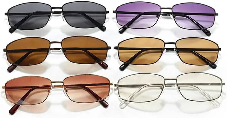 

Солнцезащитные очки UV400 с градиентными линзами и металлической оправой для женщин и мужчин, для бега и занятий спортом на открытом воздухе UYPTK, 8055-c4