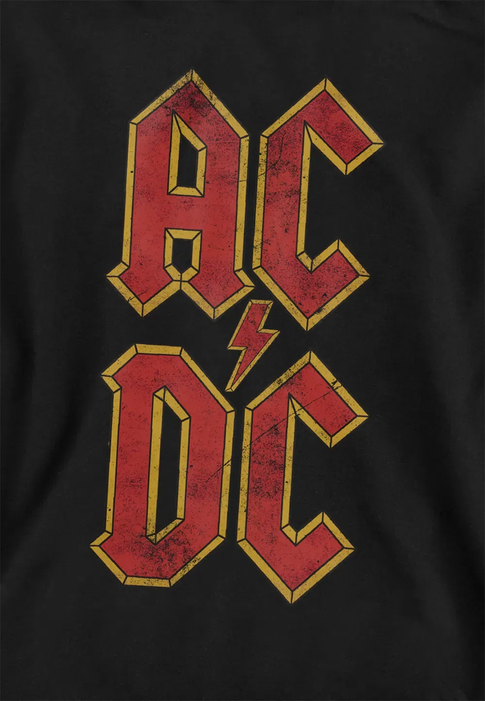 Детская худи ACDC Stack Logo Ac/Dc, черный — фото 2