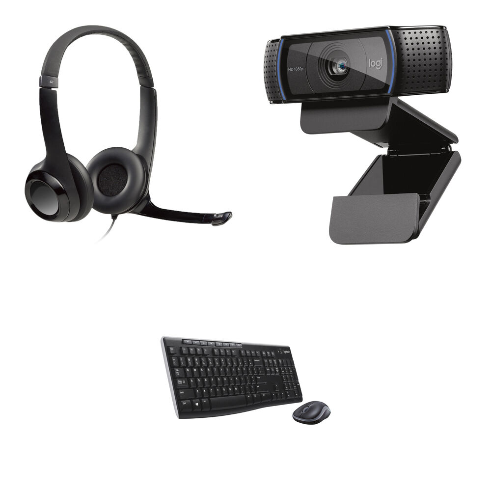 

Веб-камера Logitech C920s HD Pro Webcam and USB Headset with Mouse and