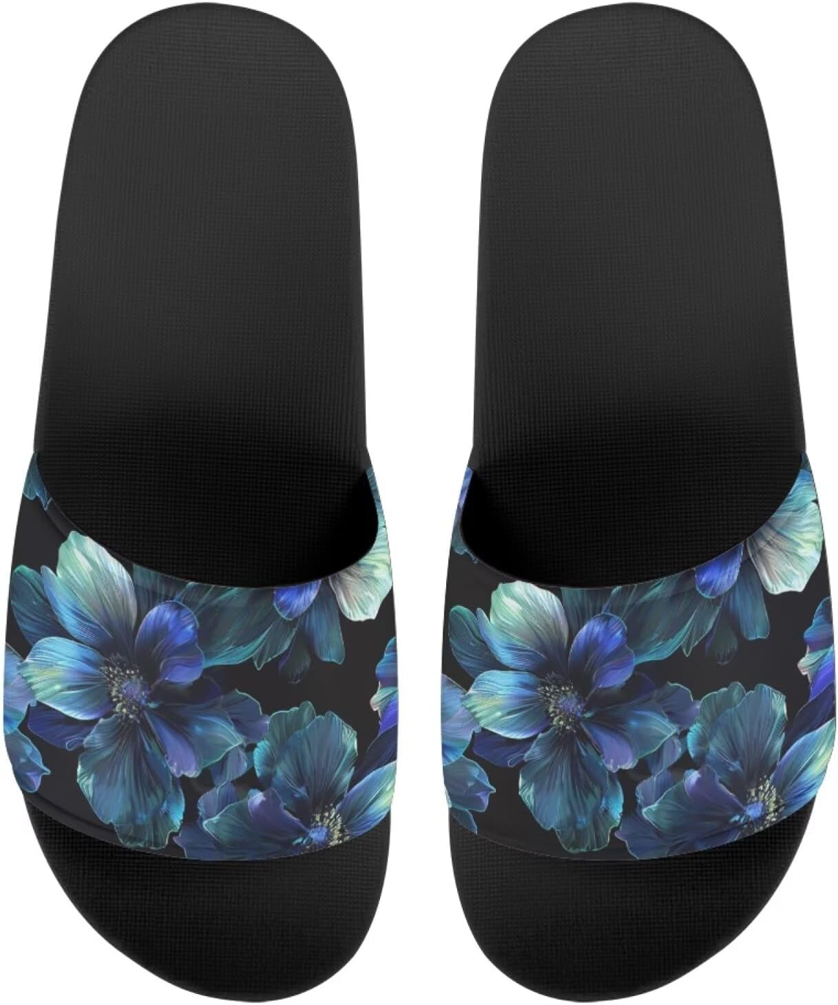 

Женские шлепанцы с цветочным принтом, легкие повседневные босоножки с нескользящей подошвой для лета Getelinseng, Retro Hibiscus