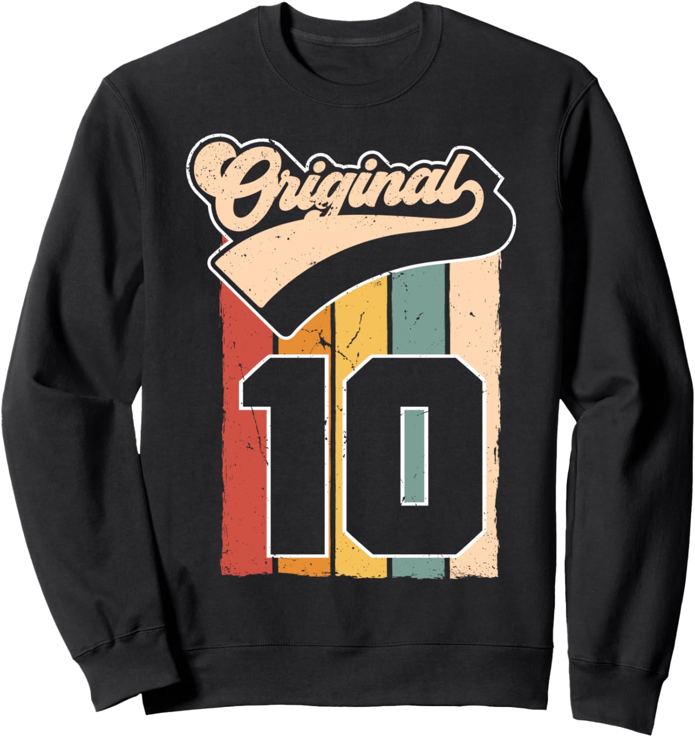 

Оригинальная винтажная ретро-толстовка 2010 года к 13-летию, для мальчиков и девочек Retro Original Birthday Vintage Styles, черный