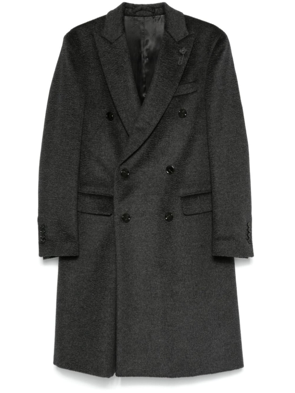 

Двубортное пальто Lardini, серый