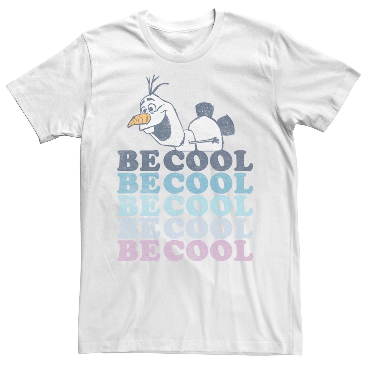 

Мужская футболка Disney Frozen Olaf Be Cool Licensed Character