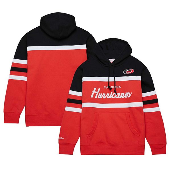

Мужской красный/черный худи carolina hurricanes head coach Mitchell & Ness