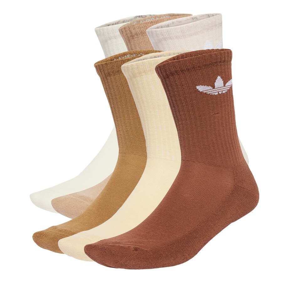 

Носки ADIDAS ORIGINALS Trefoil Cushion, цвет Beige/Ecru/Sand/Chestnut brown/Light brown/White