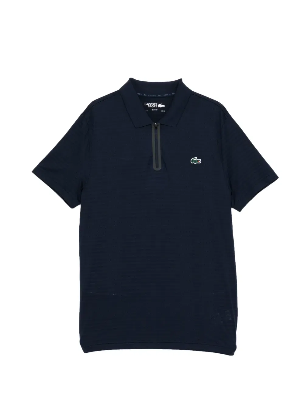 Поло-рубашка с жаккардовым узором для тенниса Lacoste, синий