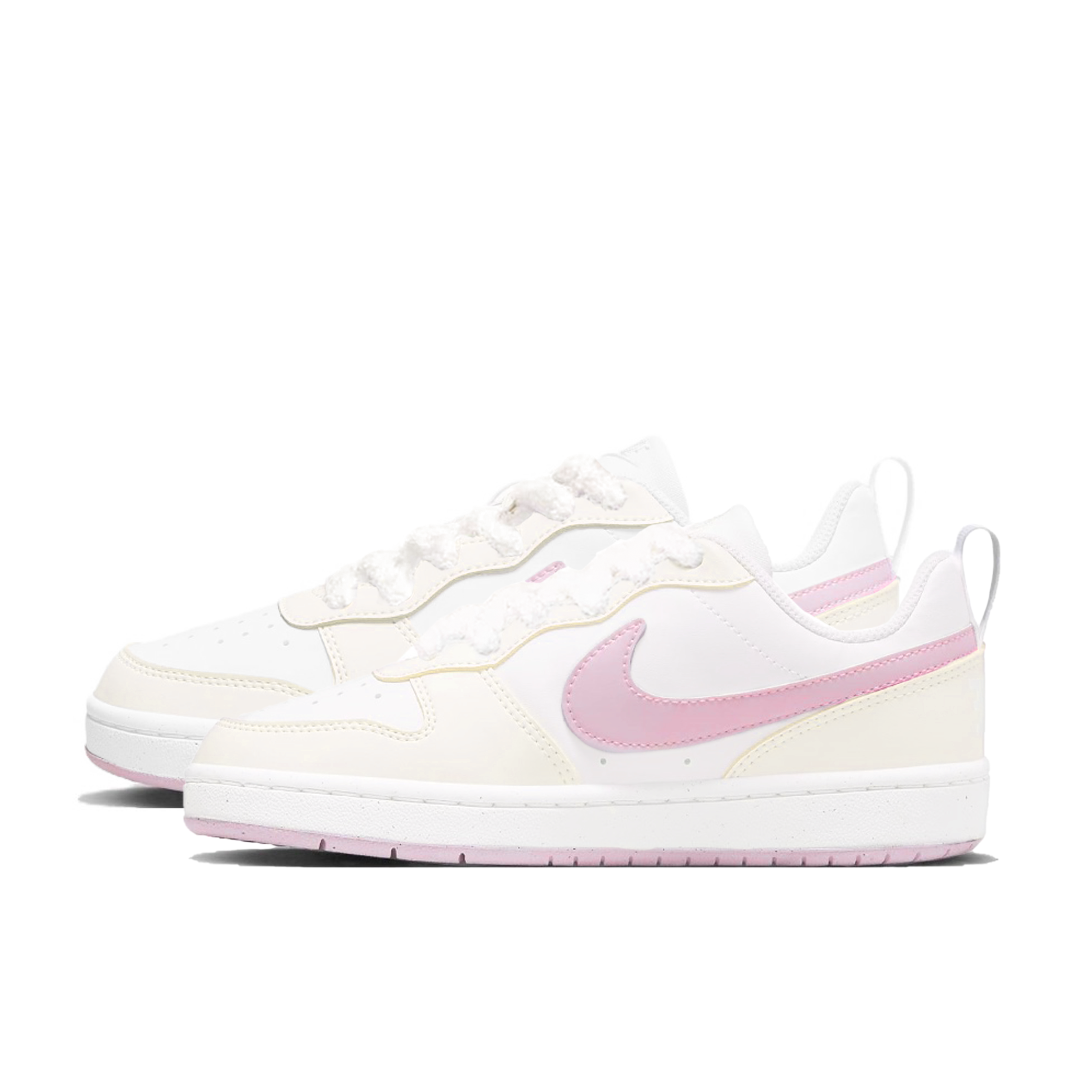 Детские скейтерские кроссовки Court Borough для младших школьников Nike, Custard Powder — фото 3