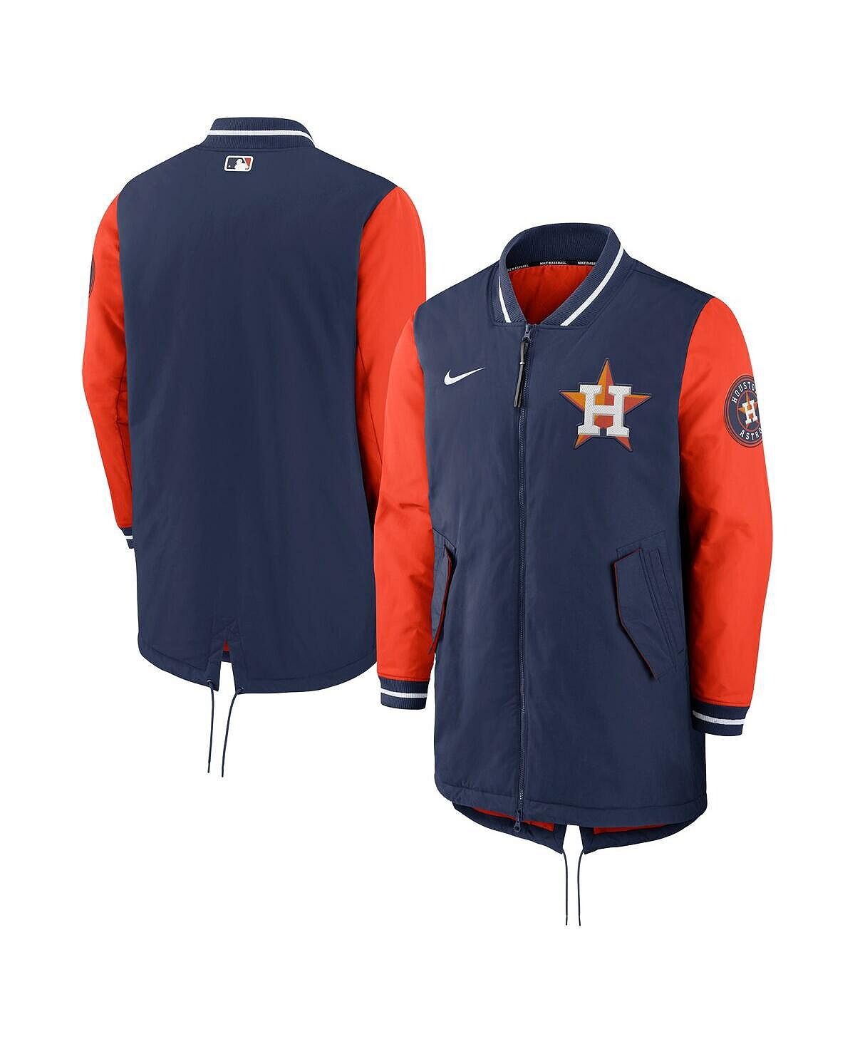 

Мужская темно-синяя куртка с молнией во всю длину Houston Astros Authentic Collection Dugout Performance Nike