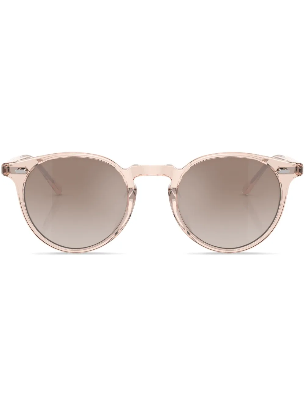 

Солнцезащитные очки в круглой оправе Oliver Peoples, красный