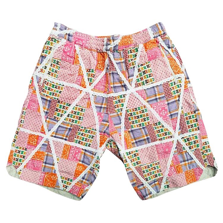 

Шорты Engineered Garments BB Shorts, цвет Orange Lace Patchwork