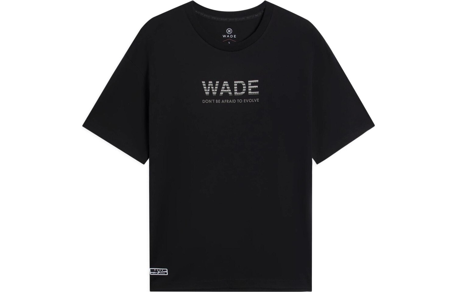 

Футболка Wade Collection унисекс, черная Lining, черный