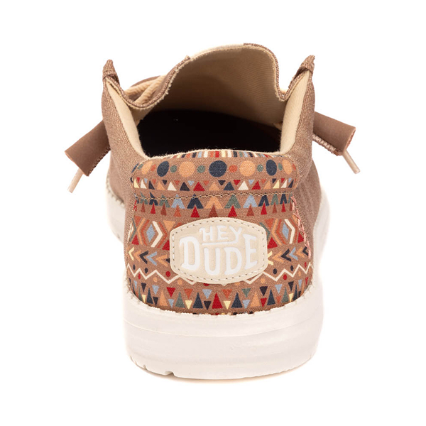 Слипоны Mens HEYDUDE Wally Boho Slip-On Casual Shoe, коричневый — фото 4