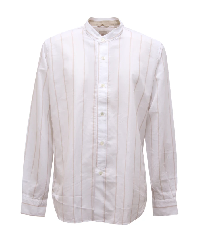 

Рубашка Camicia Coreana Platinum из хлопка/льна Eleventy, белый