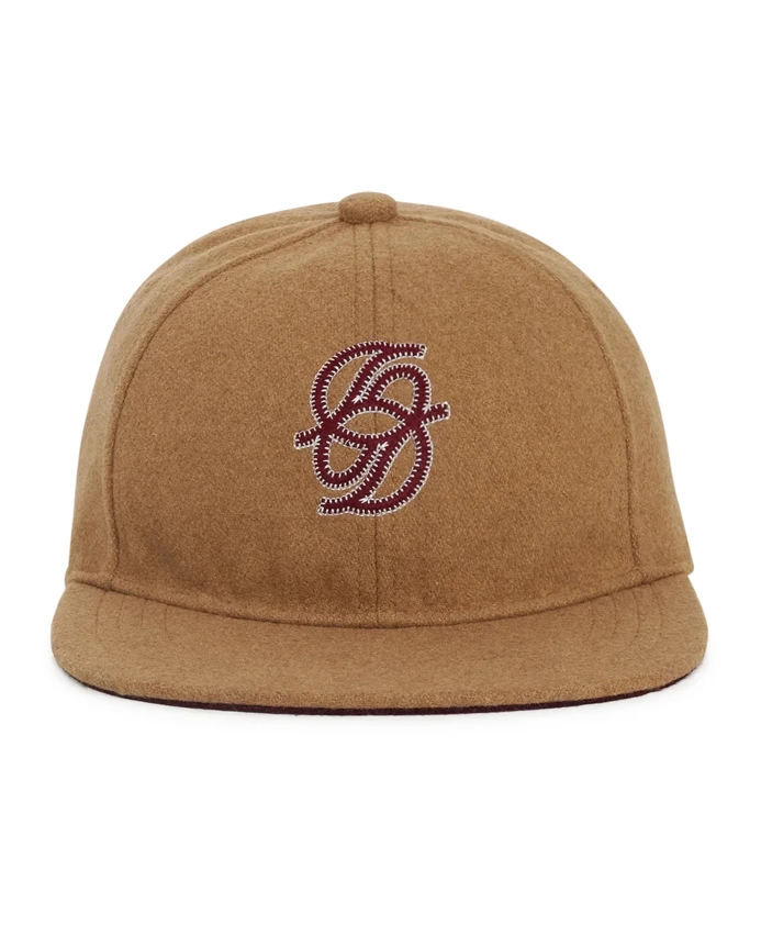 

Бежевая бейсболка с вышивкой Drole De Monsieur, бежевый