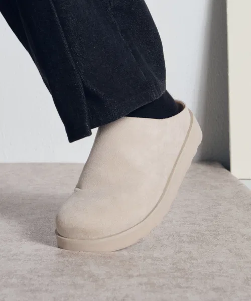 Унисекс мюли 6FT BOTO BASIC из искусственной кожи бежевые