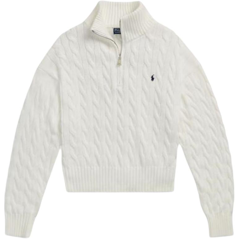 Свитер FW24 женский Polo Ralph Lauren, бежевый — фото 3