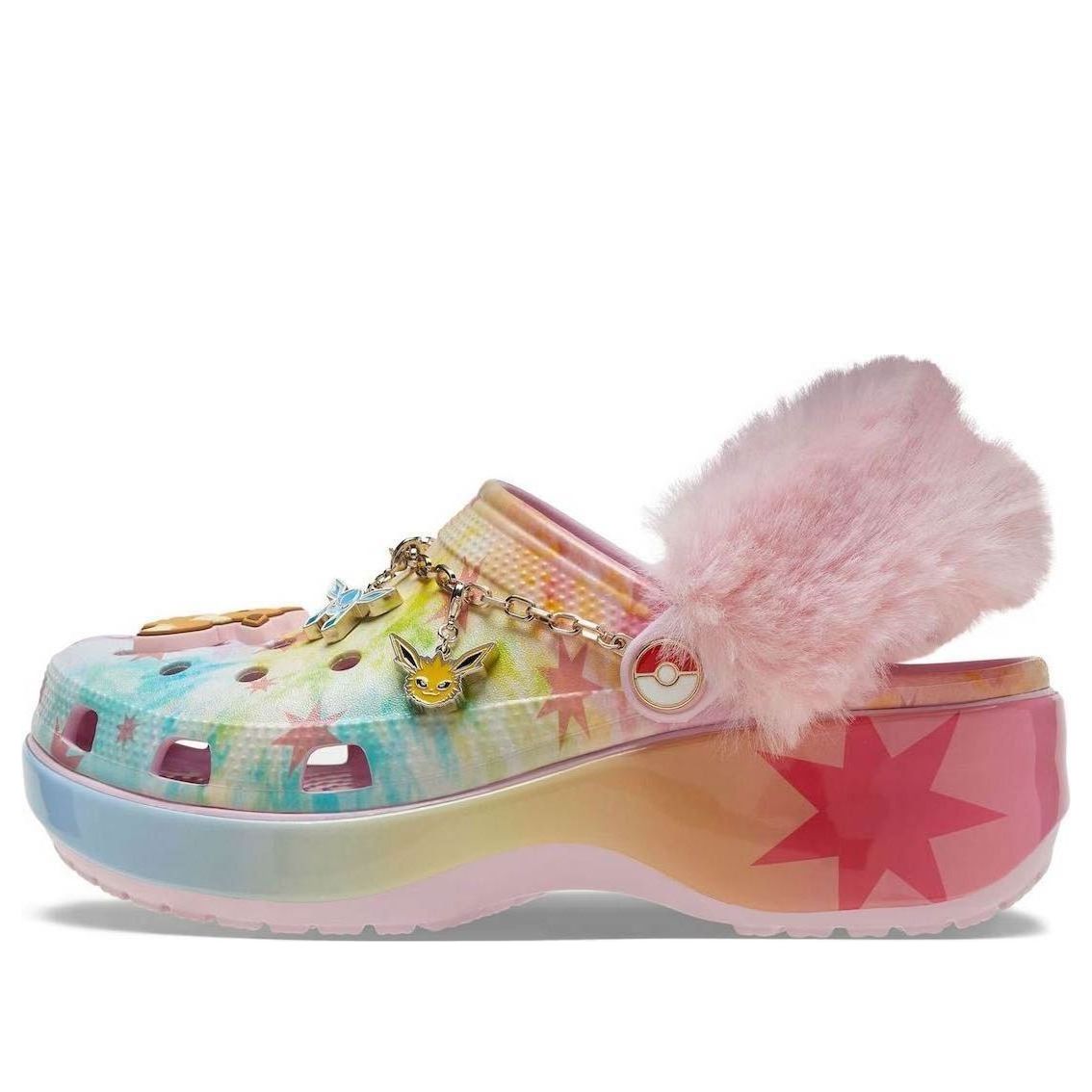 Сандалии (WMNS) Crocs x Pokemon Classic Platform Clog 'Eevee'
