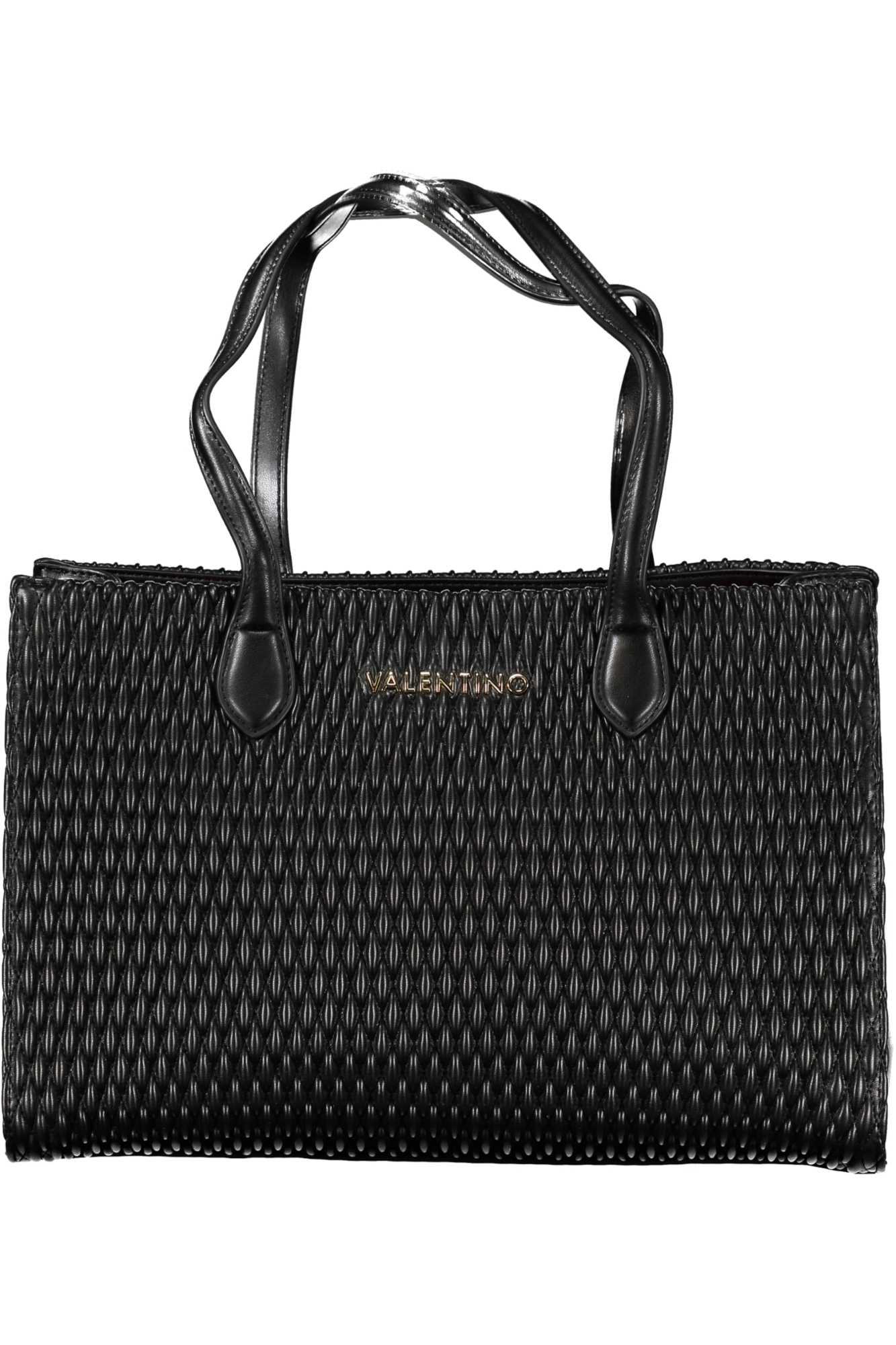 

Сумка Valentino с плетением, черный