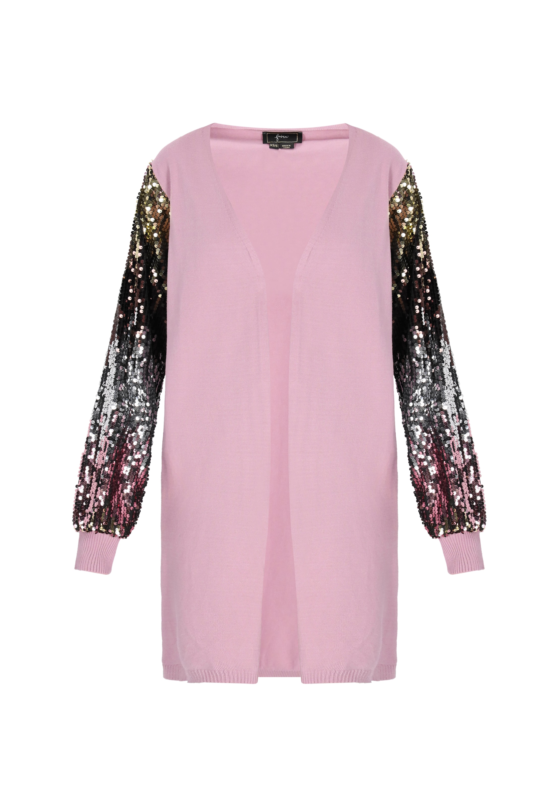 

Faina Кардиган вяженый в пыльно-розовом цвете