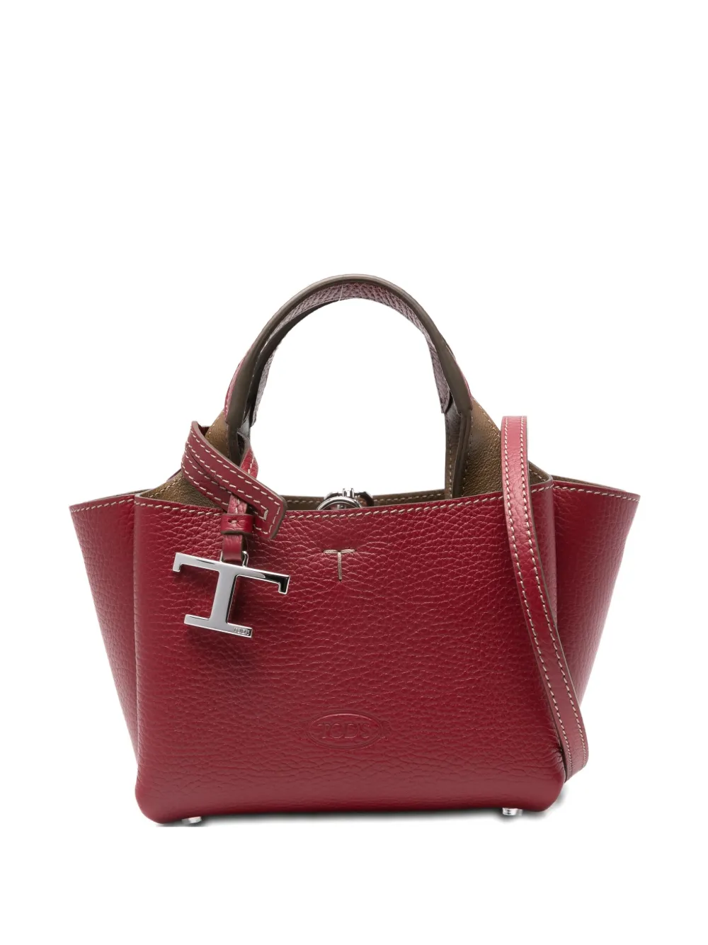 

Сумка-тоут размера мини TOD'S, красный