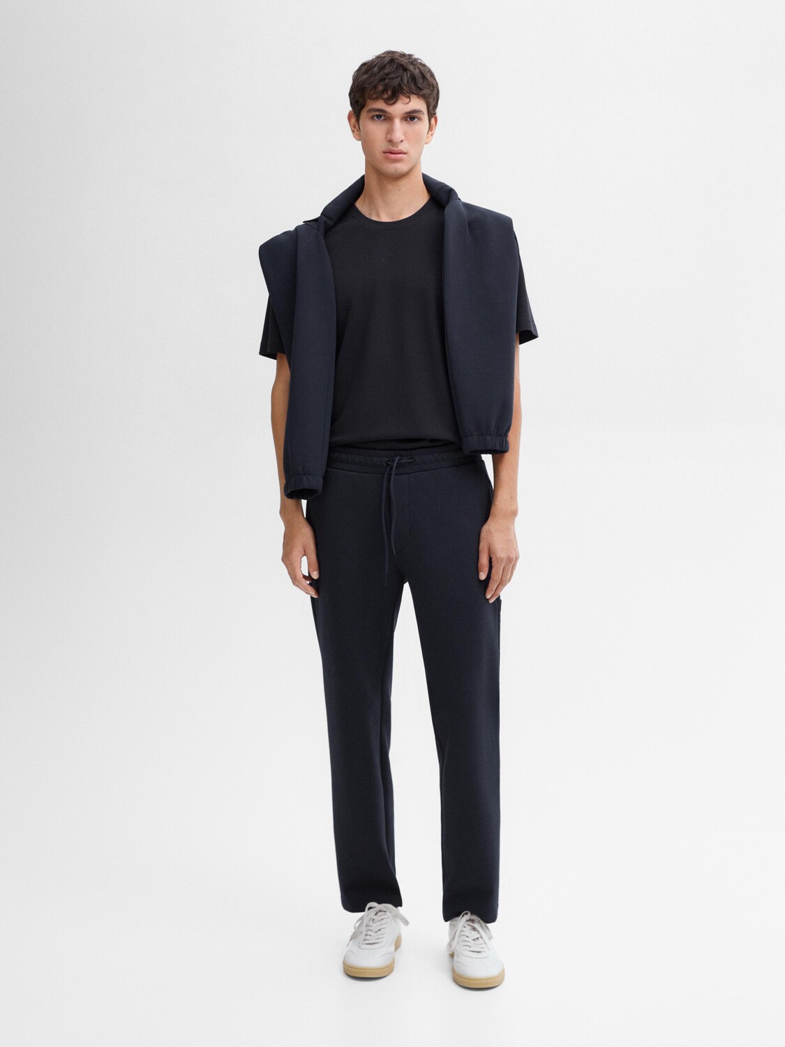 

Футболка из хлопка с коротким рукавом Massimo Dutti, синий