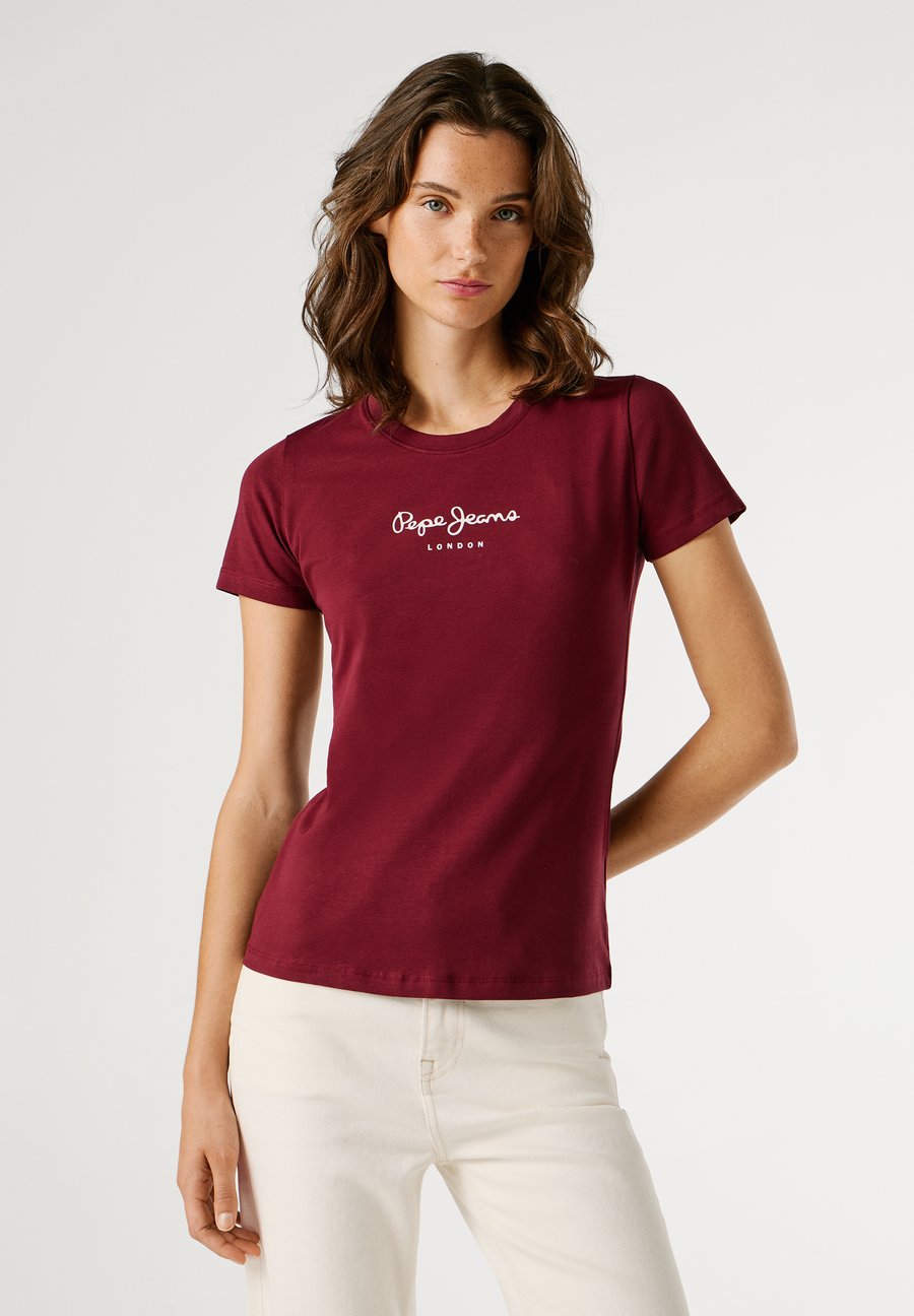 

Футболка Pepe Jeans NEW VIRGINIA, Lotus Red/Bordeaux, Красный, Футболка Pepe Jeans NEW VIRGINIA, Lotus Red/Bordeaux