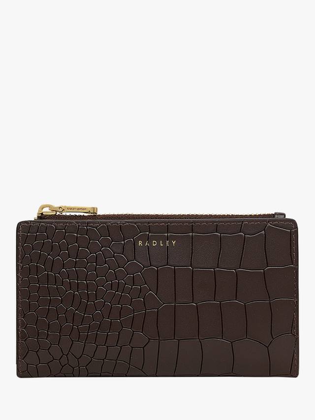 

Кошелек из кожи с тиснением под крокодила Coin Street Radley