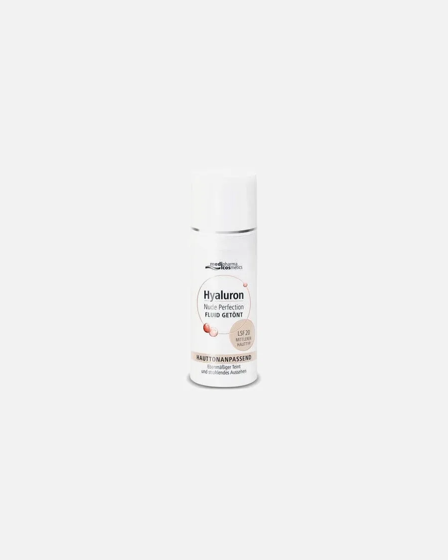 Флюид Medipharma Cosmetics — Дневной тонирующий Hyaluron Nude Perfection SPF, 50 мл