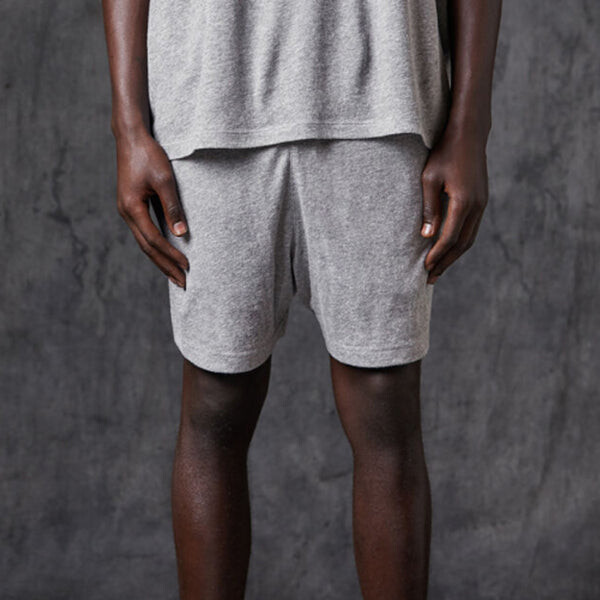 Шорты fw20 lounge shorts 'heather oatmeal' Fear Of God Essentials, серый — фото 3