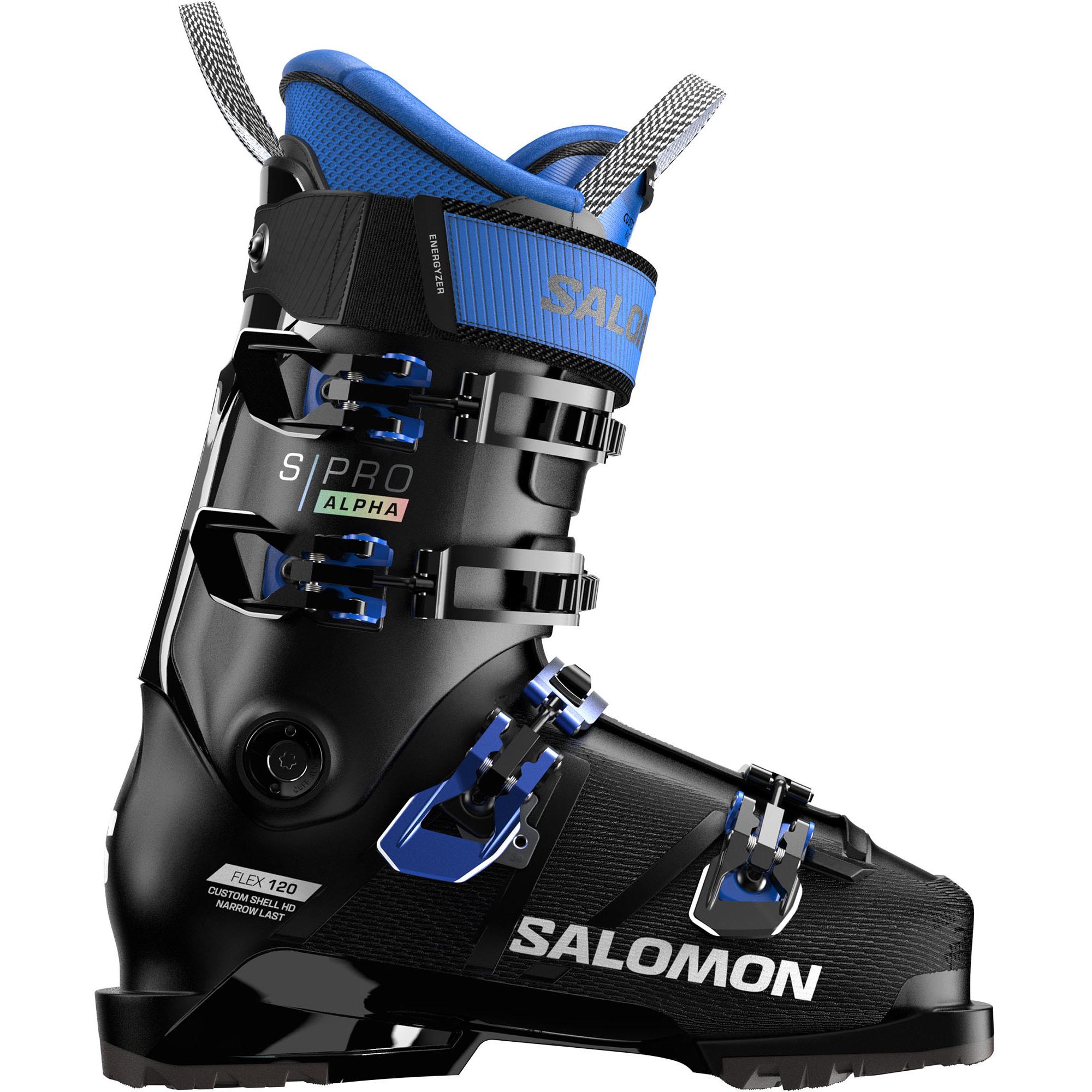 

Мужские горнолыжные ботинки SPRO ALPHA 120 Expert Line '25 Salomon, Black/Race Blue