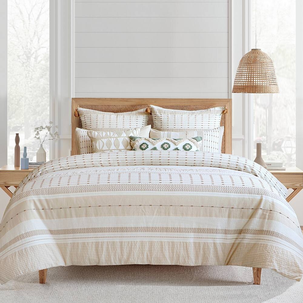 

Levtex Home Pickford Комплект пододеяльников с накладками, цвет Beige Khaki