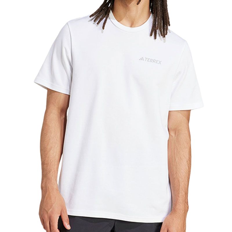 

Adidas Футболка Terre мужская белая, Белый, Adidas Футболка Terre мужская белая