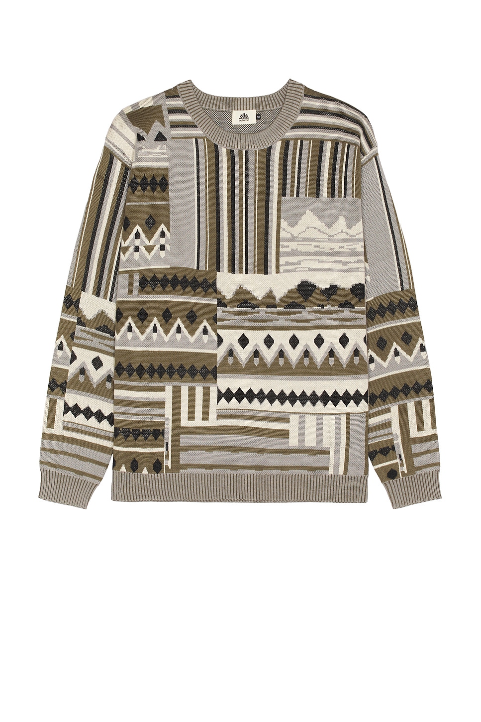 

Свитер хефе Autumn Headwear, цвет army