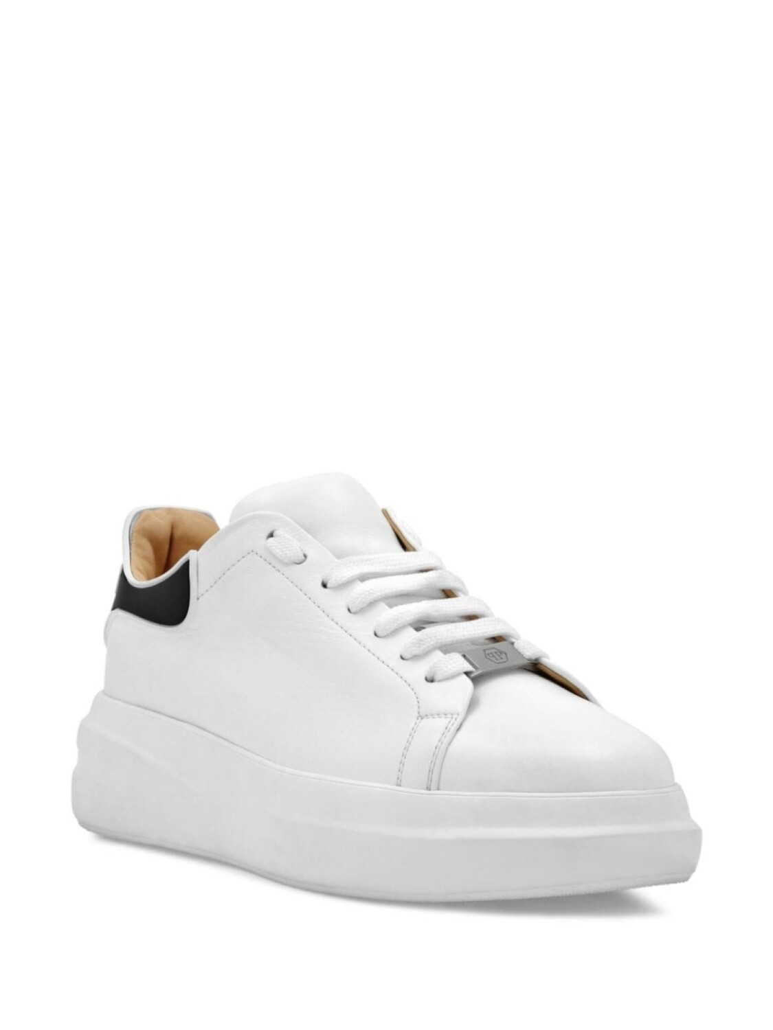 

Philipp Plein кроссовки кожаные Lo-Top, белый