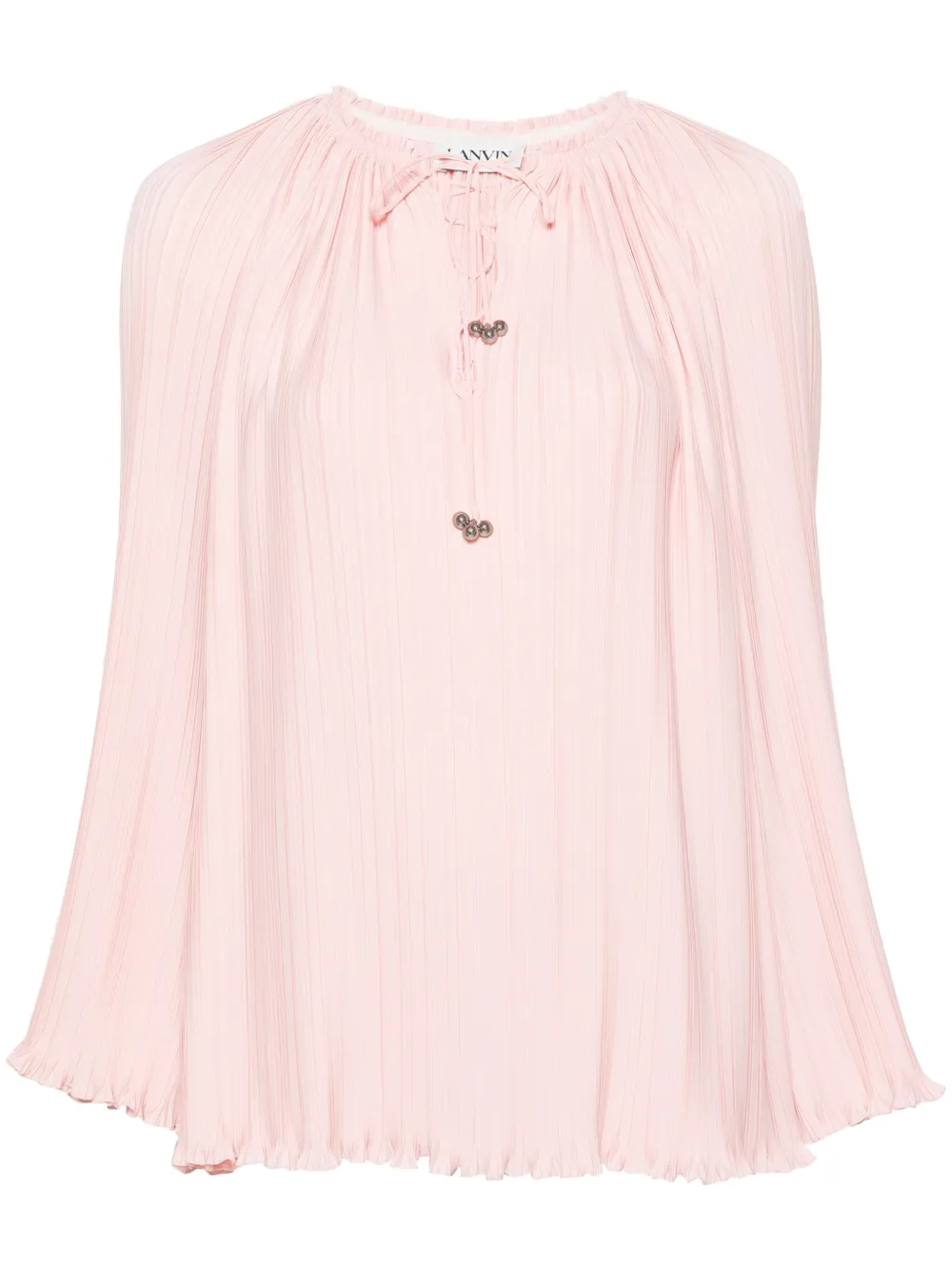 

Блузка с длинными рукавами Lanvin, розовый