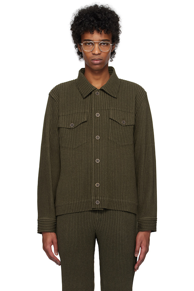 

Легкая куртка под шерсть Homme Plissé Issey Miyake, хаки